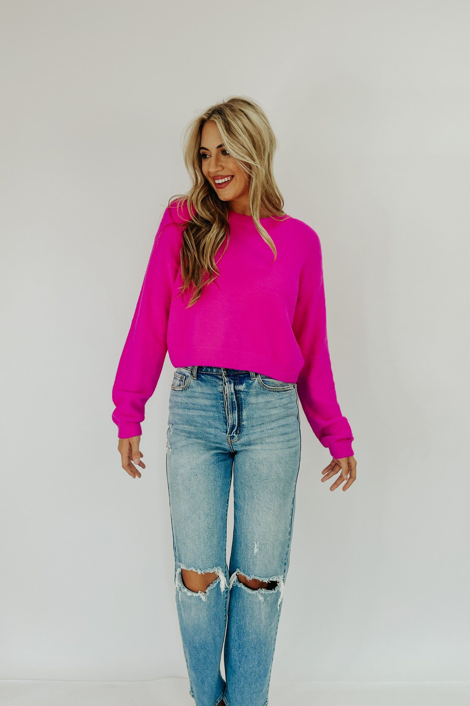 Like A Warm Hug Cropped Sweater sold by Bella Rose boutique product image thumbnail 4