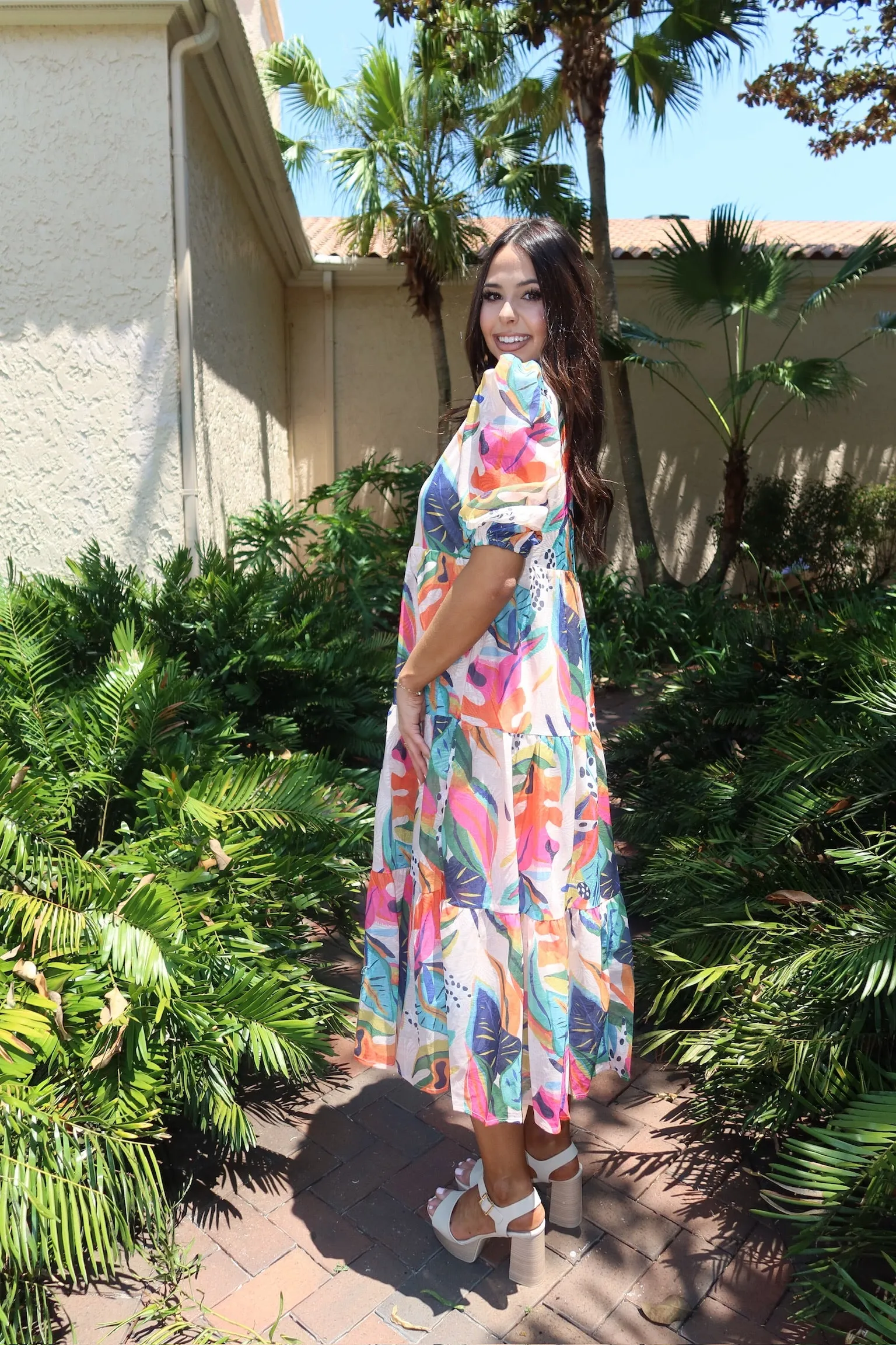 Charm and Confidence Midi Dress sold by Bella Rose boutique product image thumbnail 2