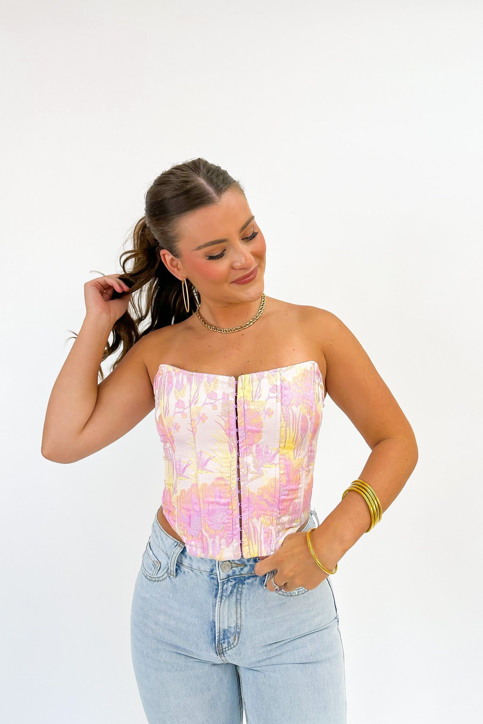 Bubbly Promises Bustier Top sold by Bella Rose boutique product image thumbnail 5