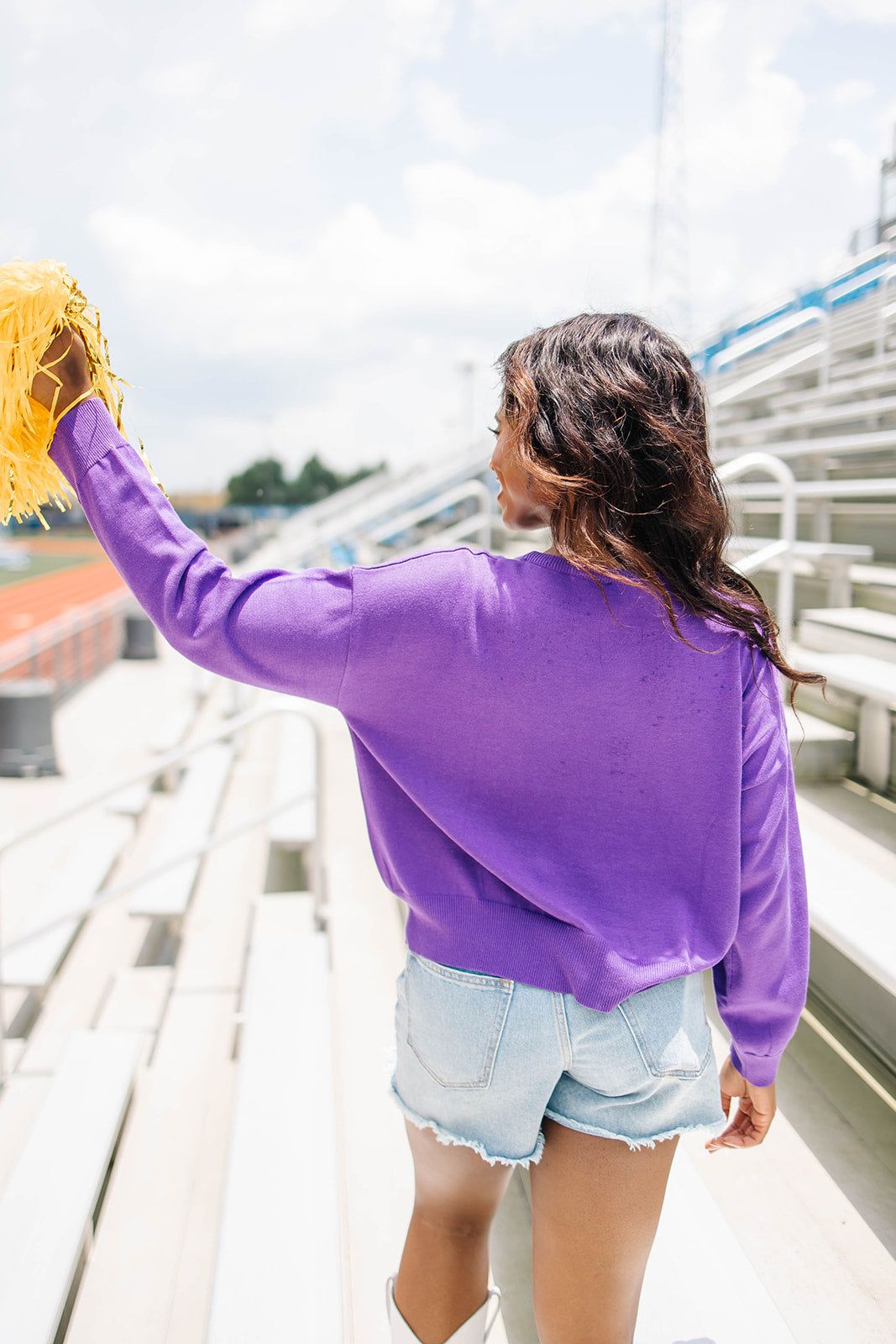 Lets Go LSU Sweater sold by Bella Rose boutique product image thumbnail 4