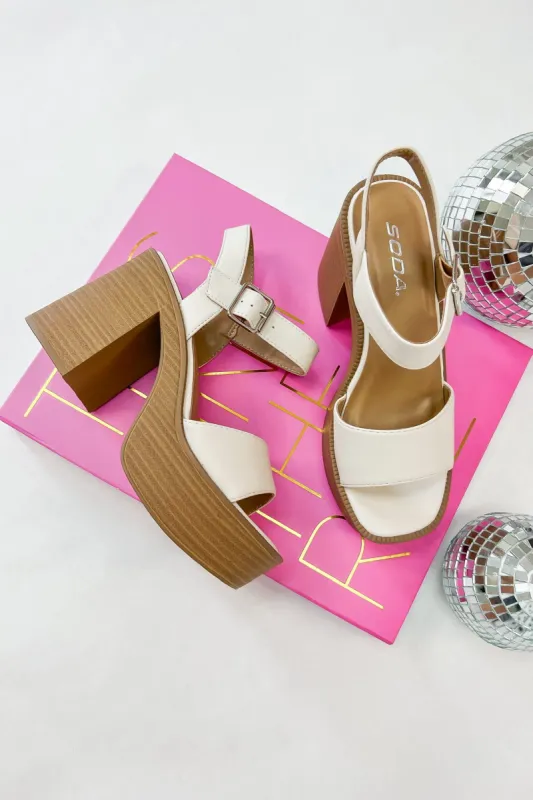 MaeLyne Platfrom Sandal sold by Bella Rose boutique