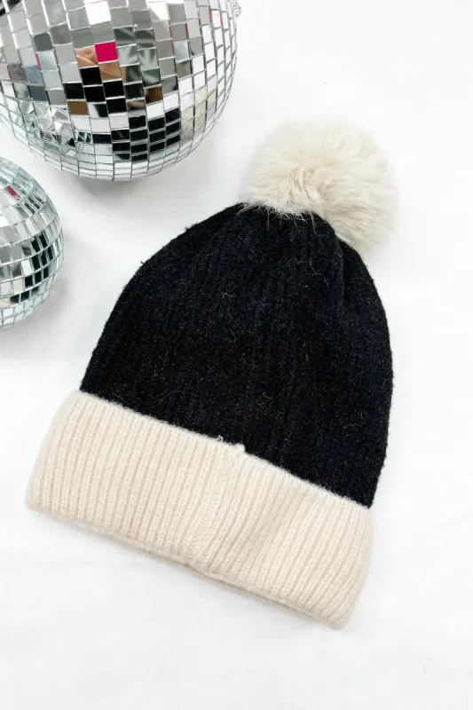 Breezy Babe Color Block Beanie sold by Bella Rose boutique