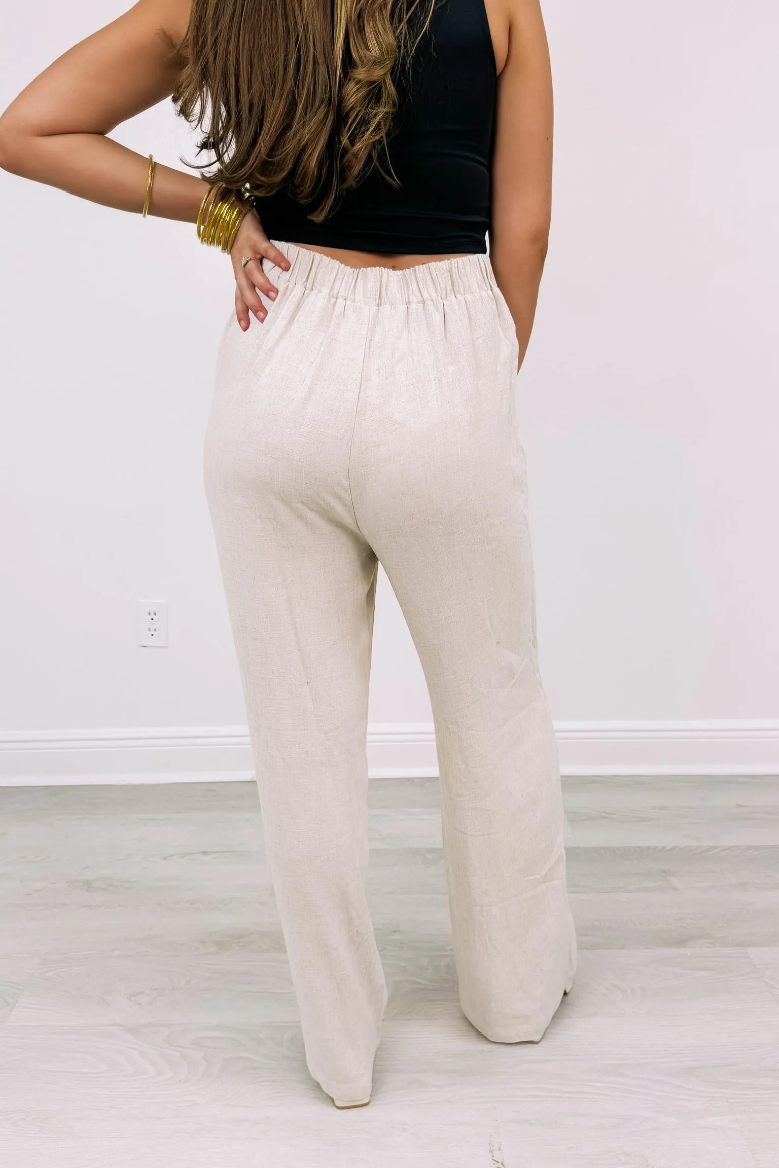 Simple For Summer Linen Pants sold by Bella Rose boutique product image thumbnail 4