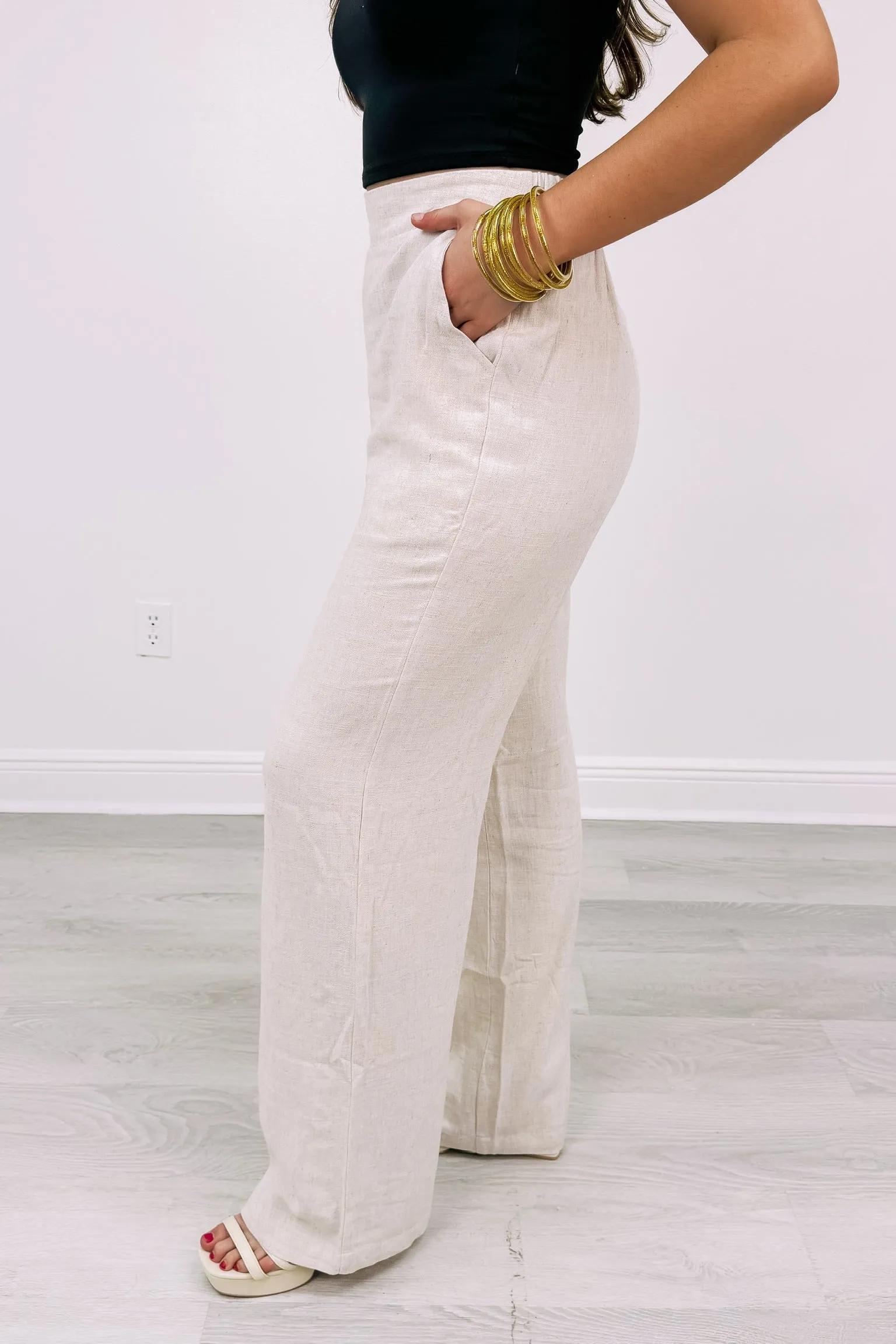 Simple For Summer Linen Pants sold by Bella Rose boutique product image thumbnail 3