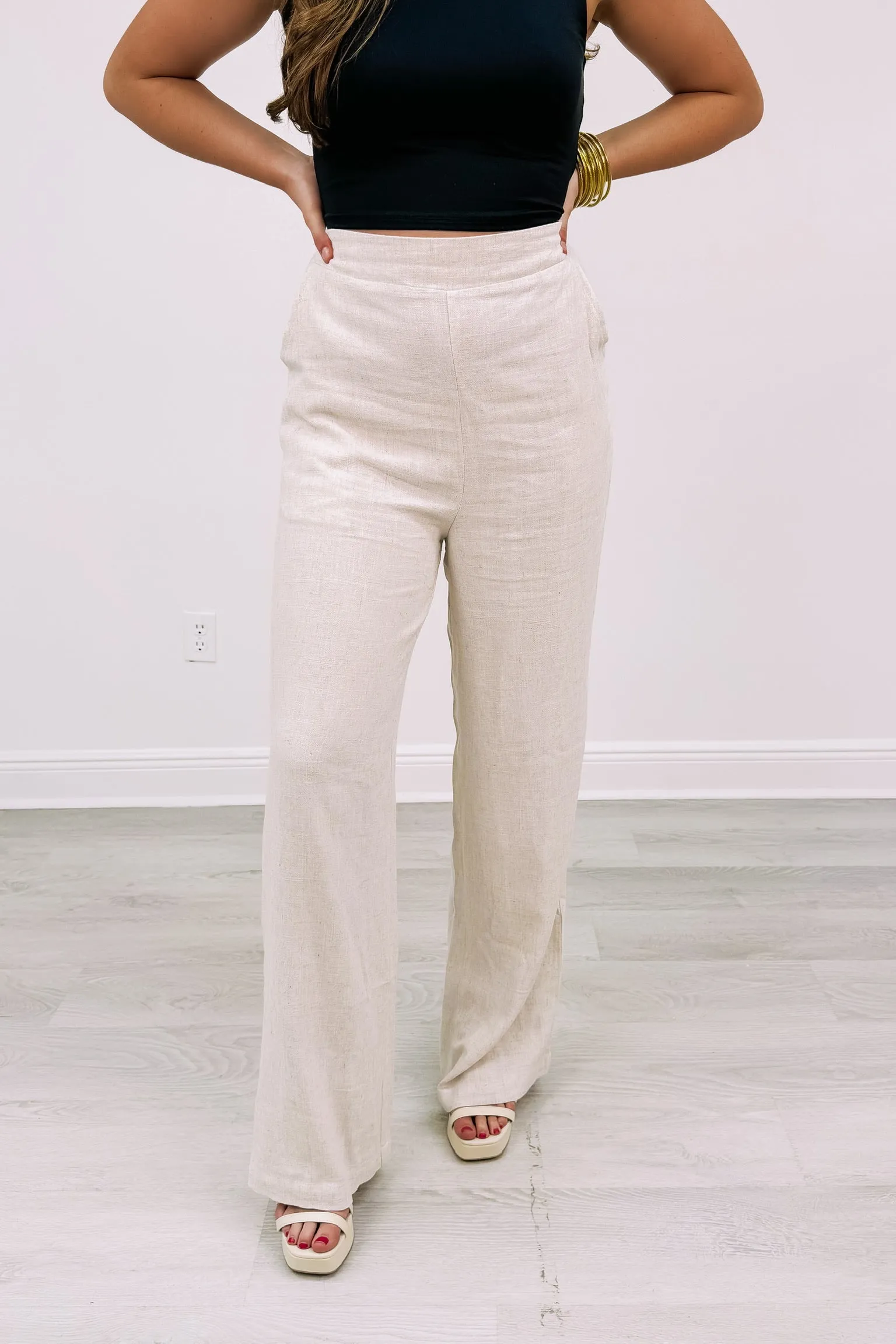 Simple For Summer Linen Pants sold by Bella Rose boutique product image thumbnail 2