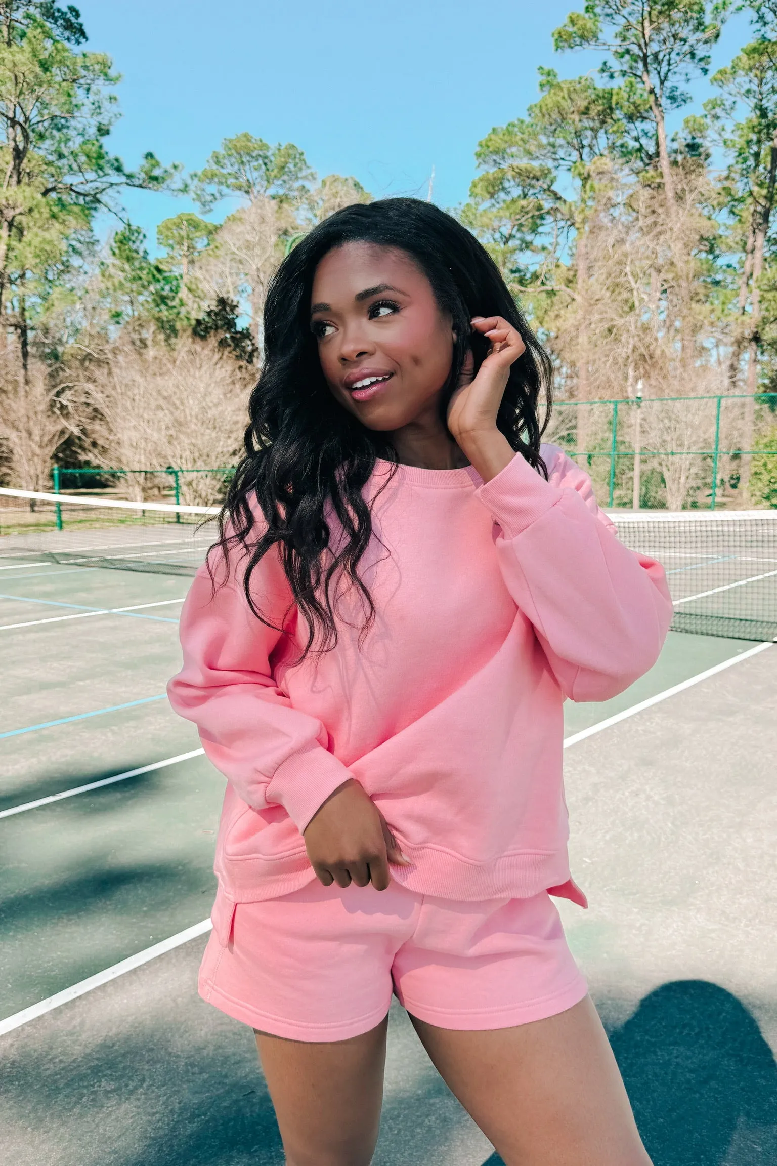 Coastal Sunset Oversized Sweatshirt sold by Bella Rose boutique product image thumbnail 2