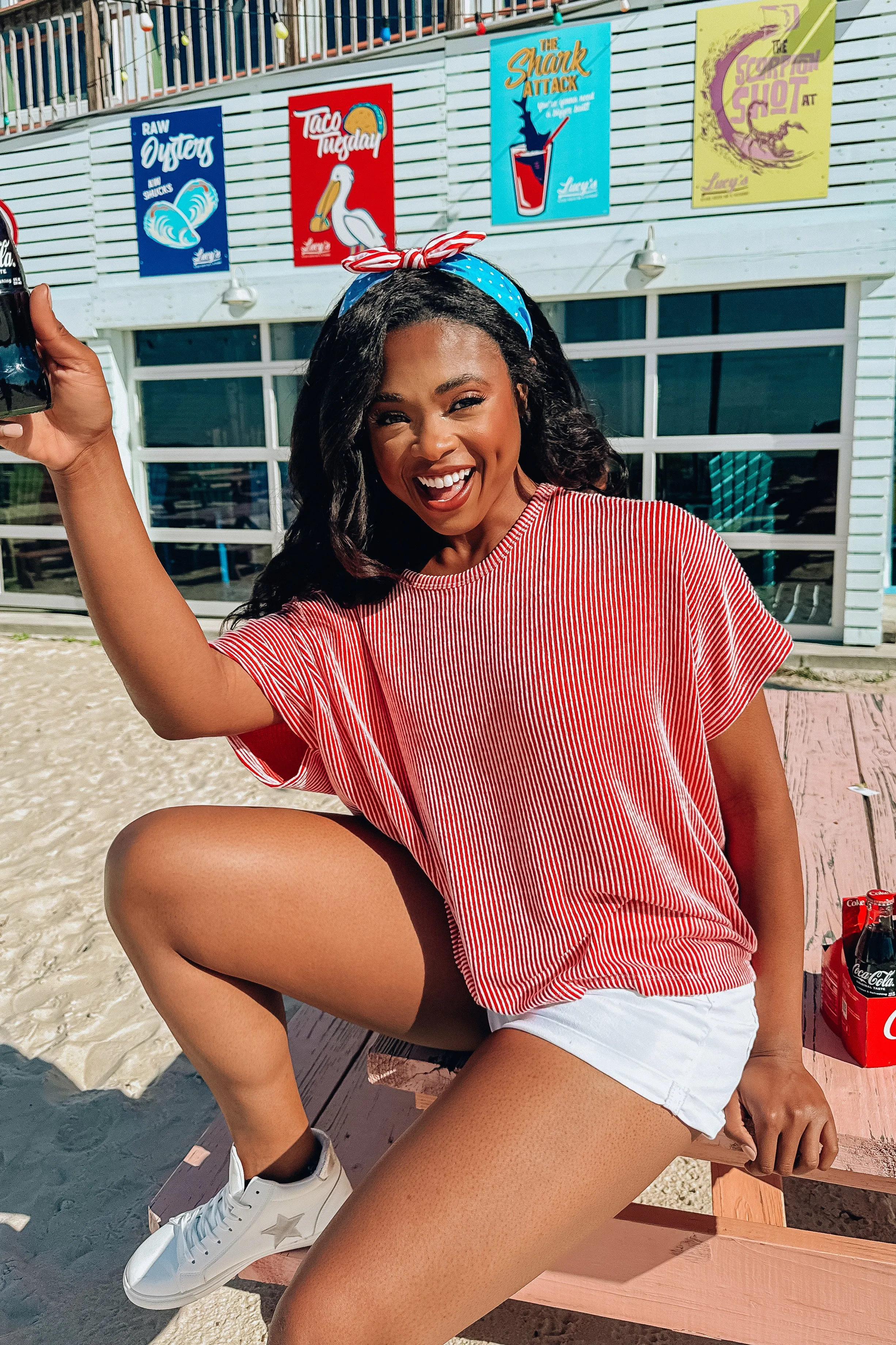 On To Simpler Times Ribbed Top sold by Bella Rose boutique