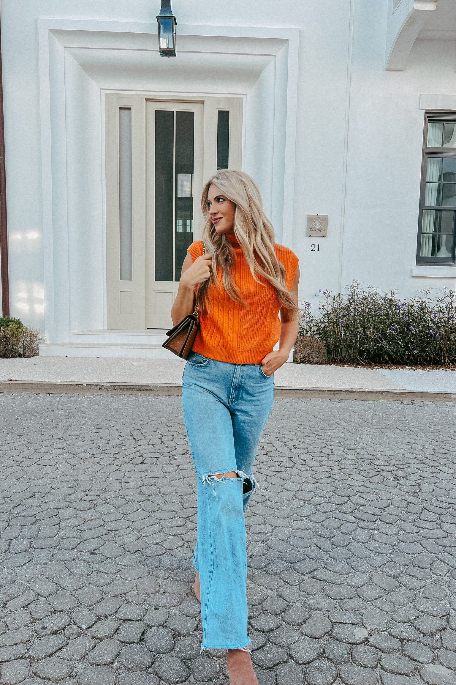 Fit For Fall Turtleneck Sweater Vest sold by Bella Rose boutique product image thumbnail 3