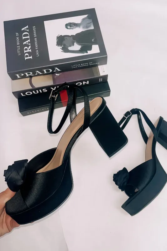 Love And Satin Platform Heels sold by Bella Rose boutique