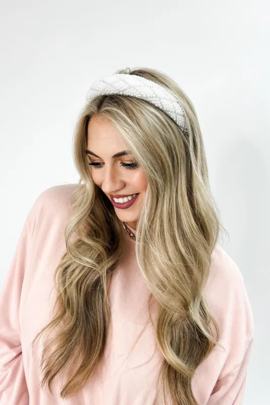 Finding Elegance Pearl Headband sold by Bella Rose boutique