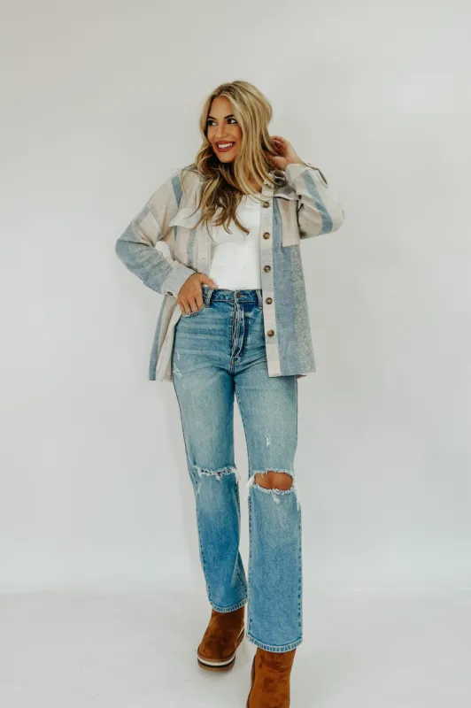 Madelina Striped Top sold by Bella Rose boutique