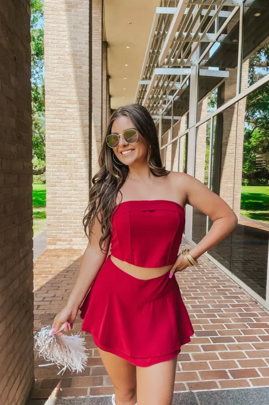 Perfectly Posted Skort sold by Bella Rose boutique