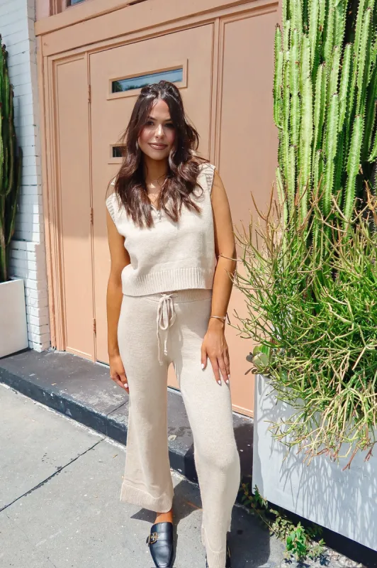Chic Tranquility Cropped Sweater Vest sold by Bella Rose boutique