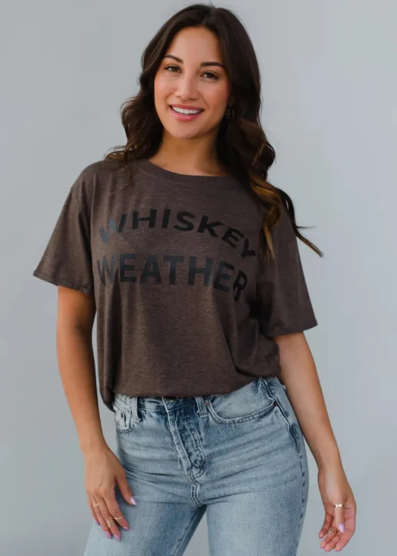 Whiskey Weather Graphic Top sold by Bella Rose boutique