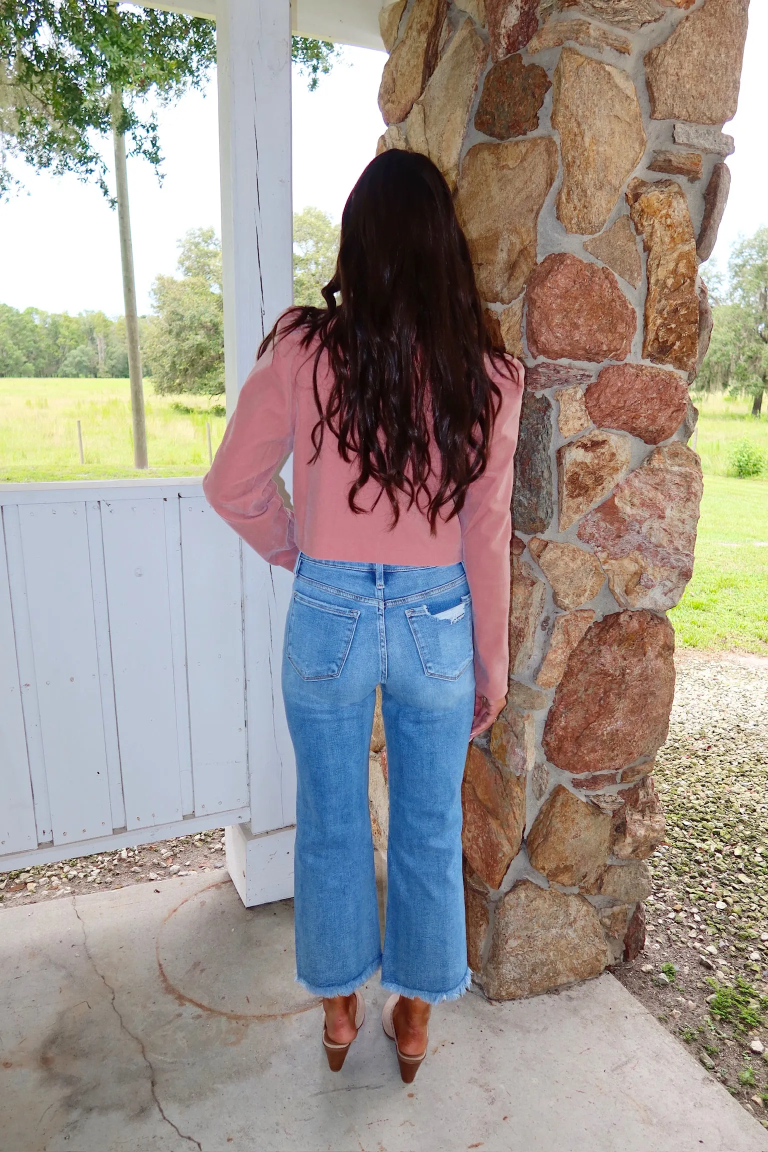 No Invite Needed High Rise Jeans sold by Bella Rose boutique product image thumbnail 2