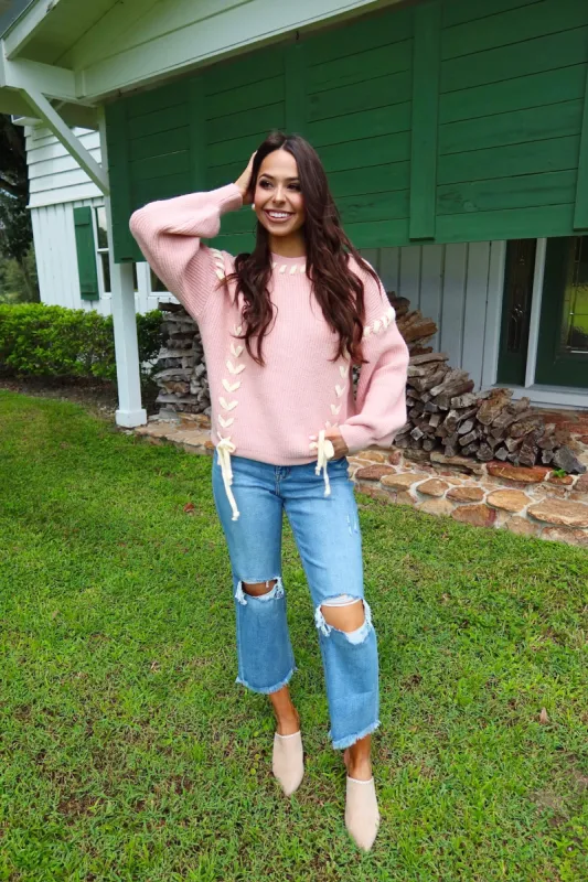 Bold Touch Knit Sweater sold by Bella Rose boutique