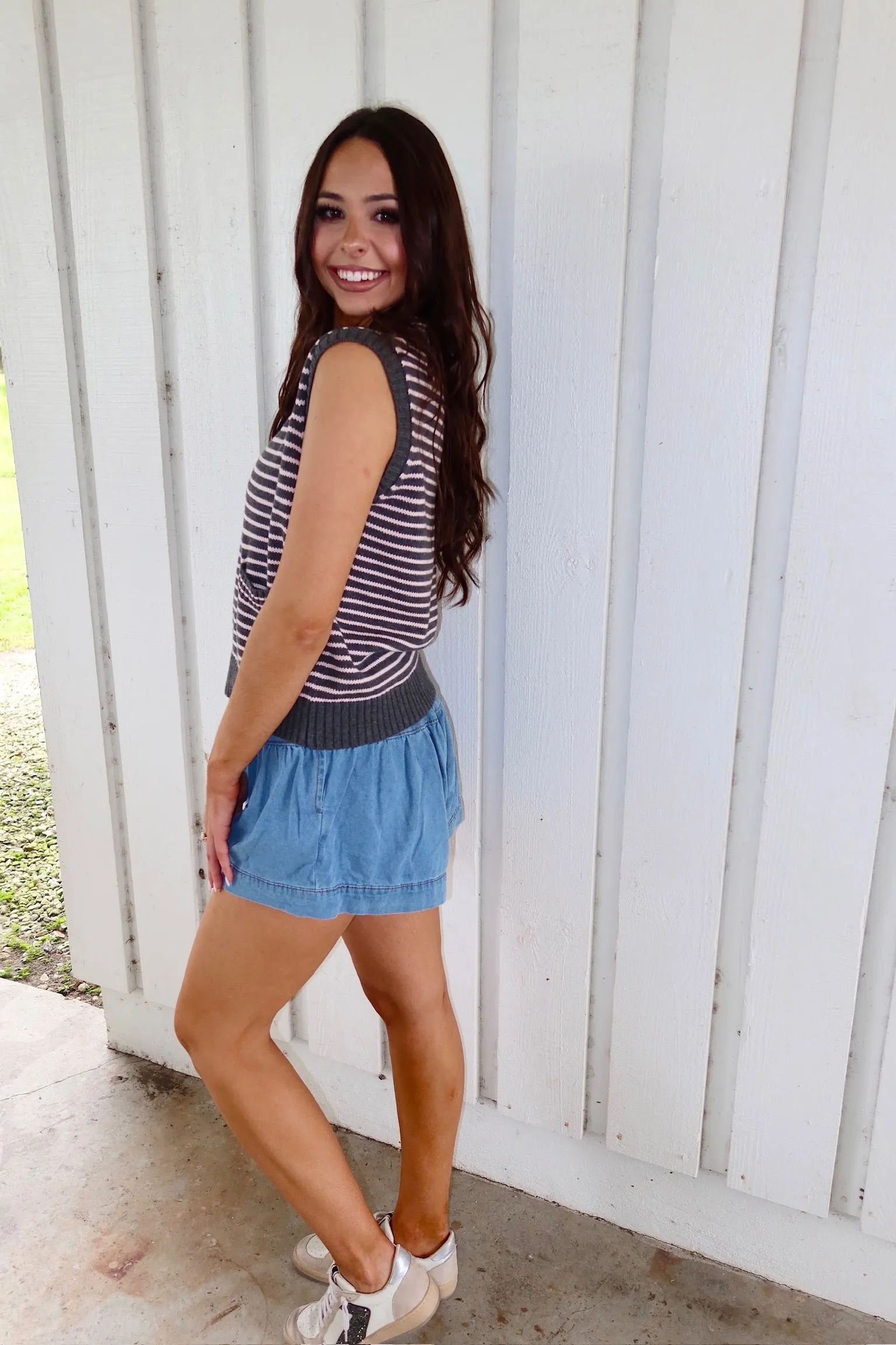 Seasonal Sophistication Sleeveless Sweater sold by Bella Rose boutique product image thumbnail 3