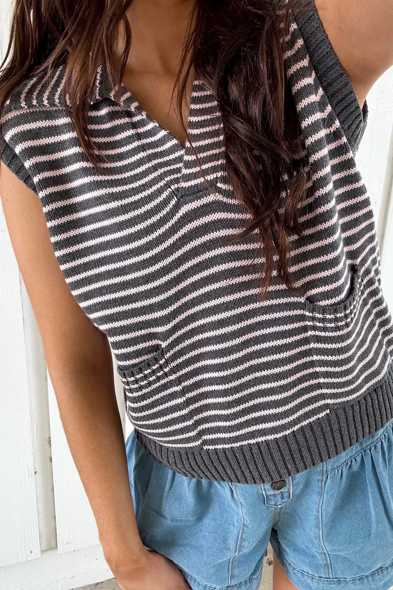 Seasonal Sophistication Sleeveless Sweater sold by Bella Rose boutique product image thumbnail 5