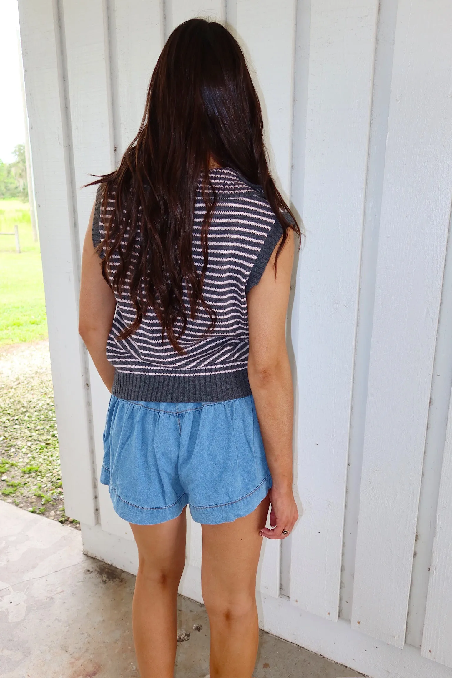 Seasonal Sophistication Sleeveless Sweater sold by Bella Rose boutique product image thumbnail 4