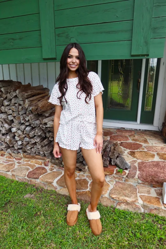Sweet At Heart Two-Piece Lounge Set sold by Bella Rose boutique