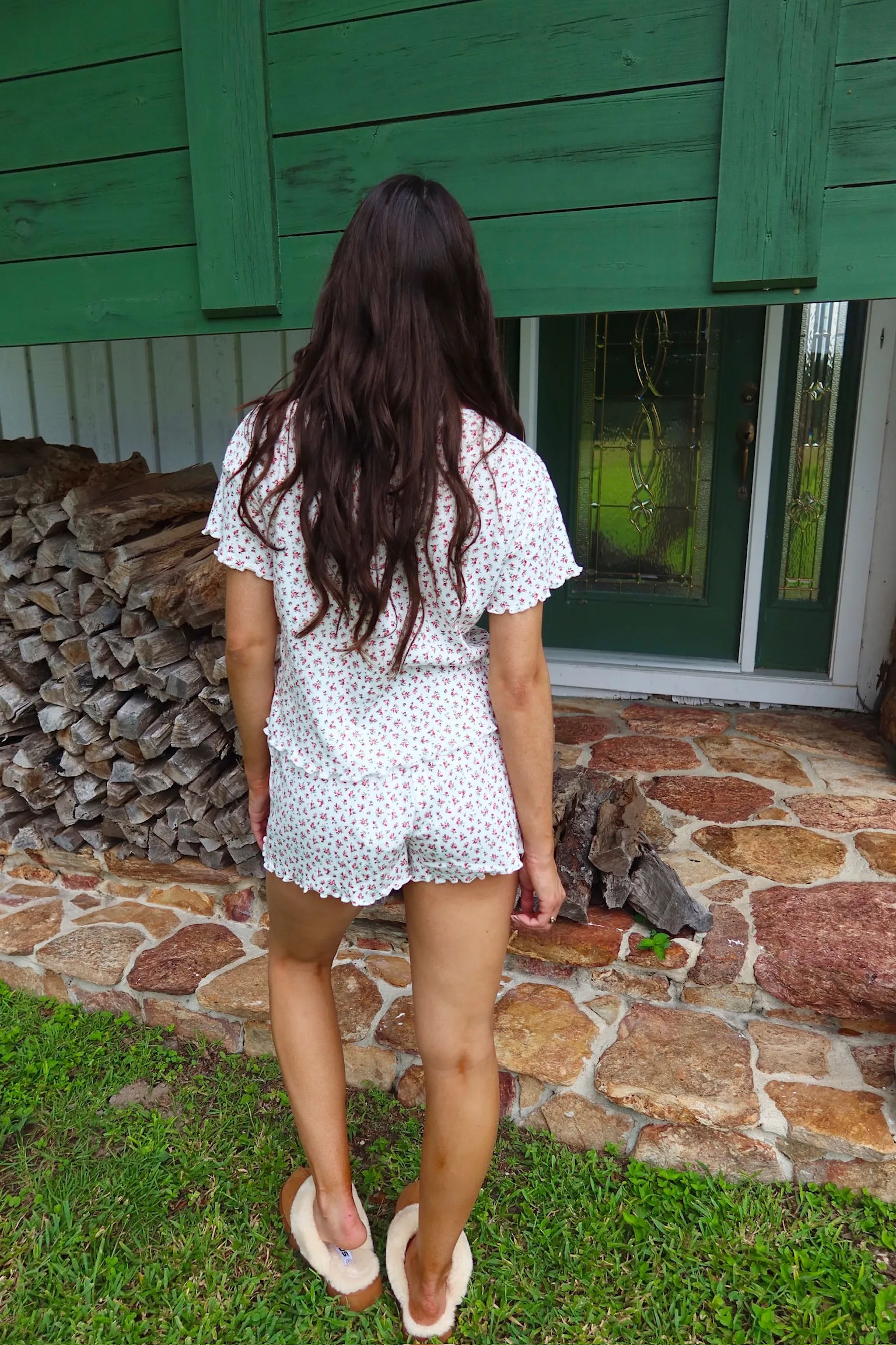 Sweet At Heart Two-Piece Lounge Set sold by Bella Rose boutique product image thumbnail 4