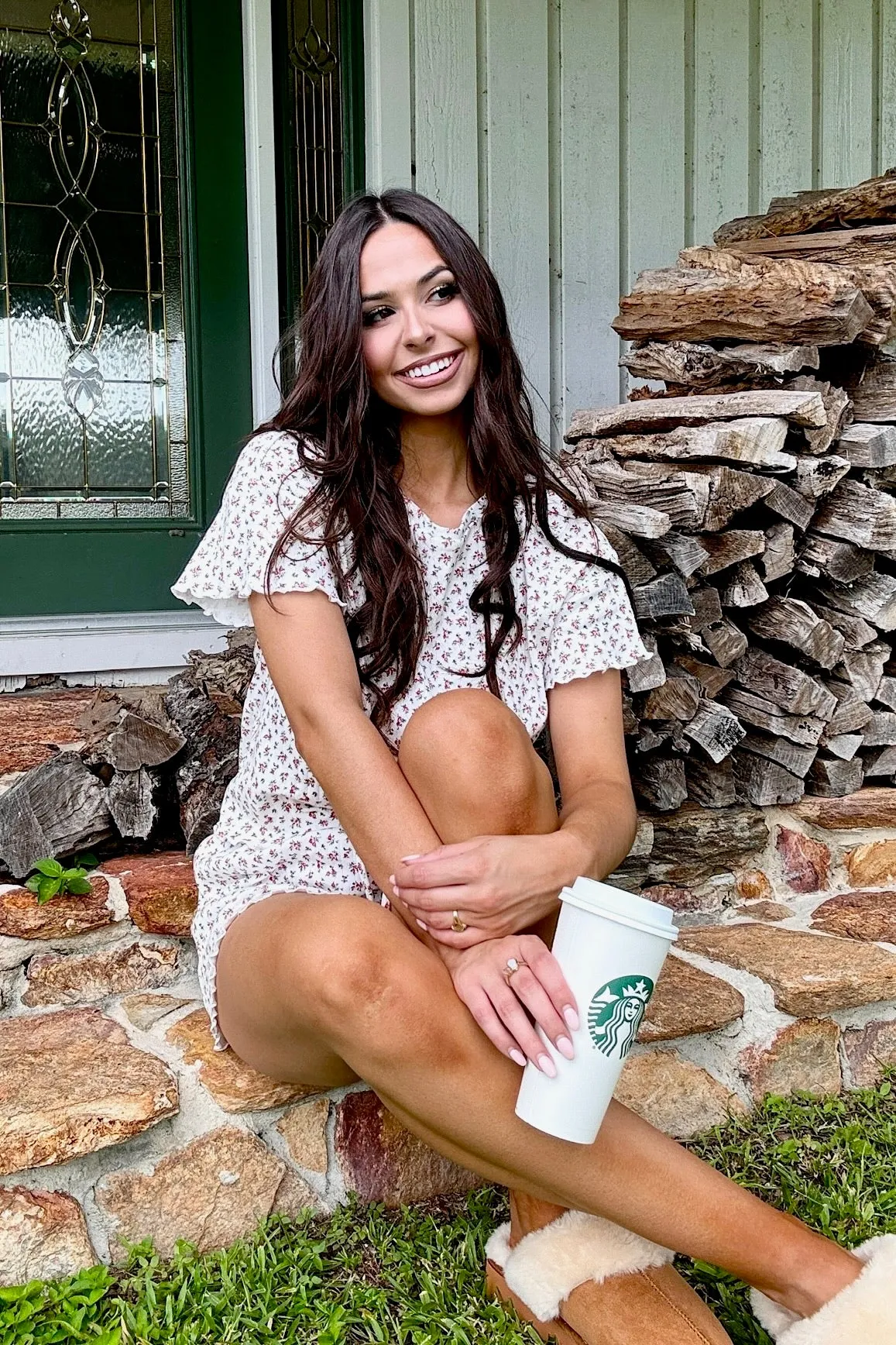 Sweet At Heart Two-Piece Lounge Set sold by Bella Rose boutique product image thumbnail 5