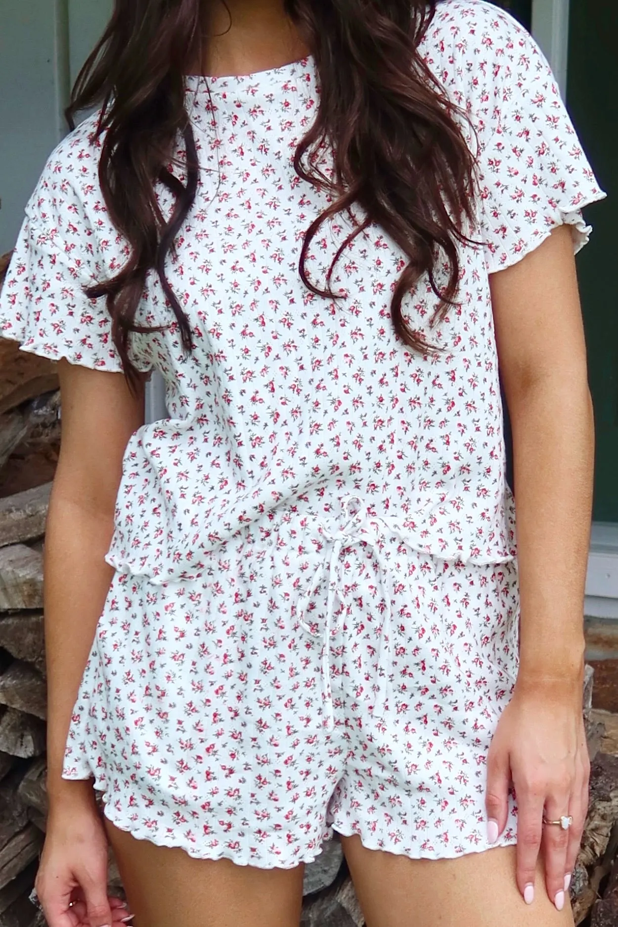 Sweet At Heart Two-Piece Lounge Set sold by Bella Rose boutique product image thumbnail 2