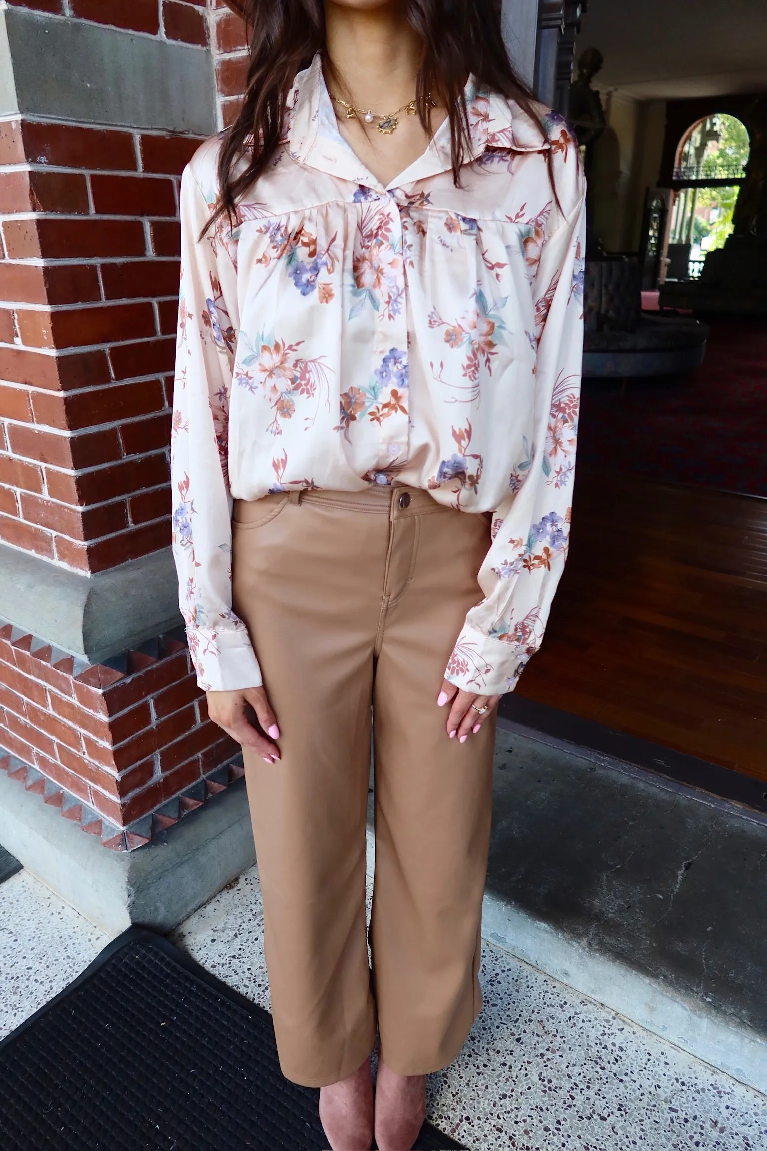 Always Winging It Faux Leather Pants sold by Bella Rose boutique product image thumbnail 2