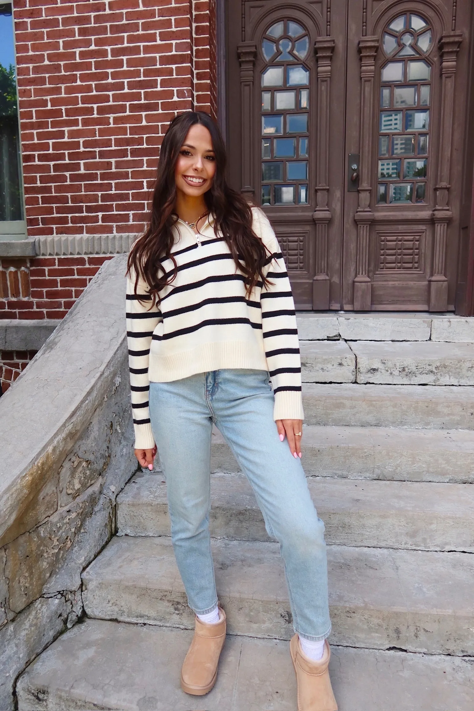 Call Me Cool Knit Sweater sold by Bella Rose boutique