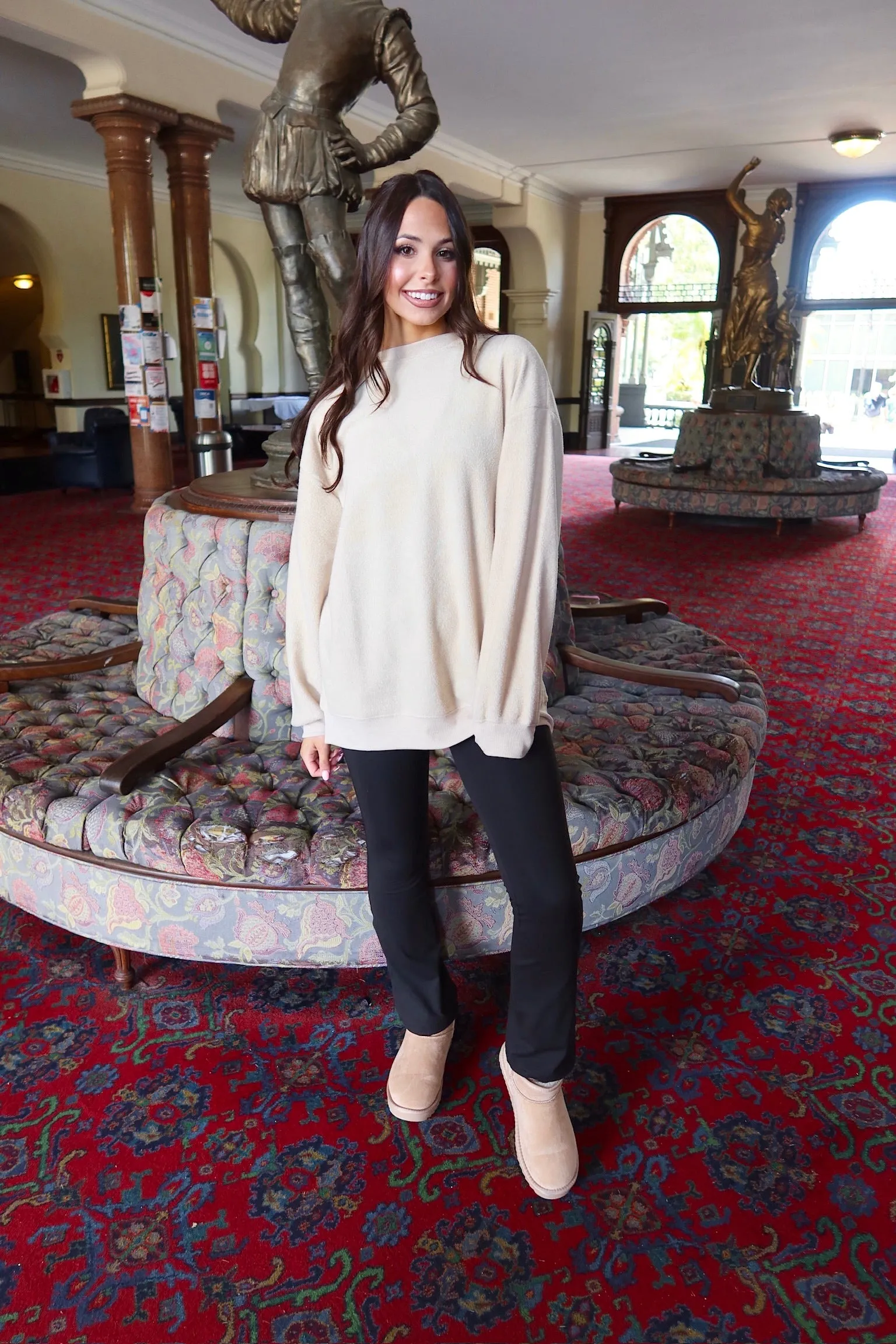 Adding Complications Knit Top sold by Bella Rose boutique