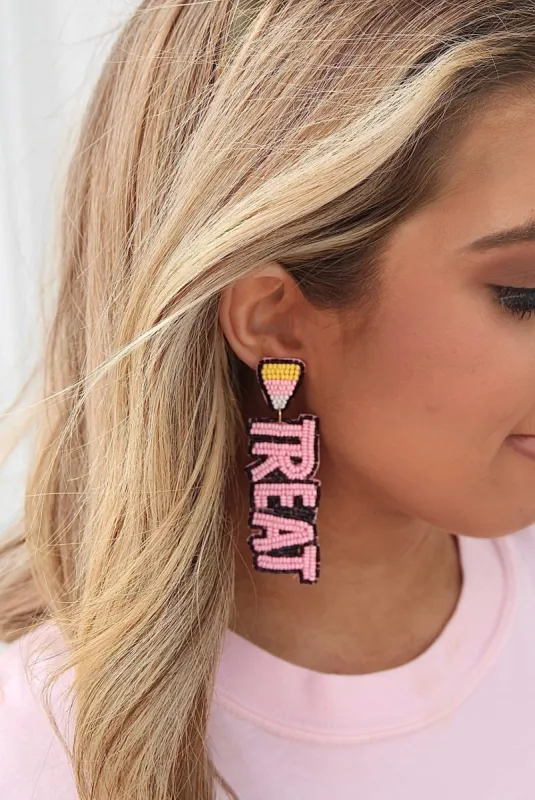 Sweet Trick Or Treat Seed Bead Earrings sold by Bella Rose boutique