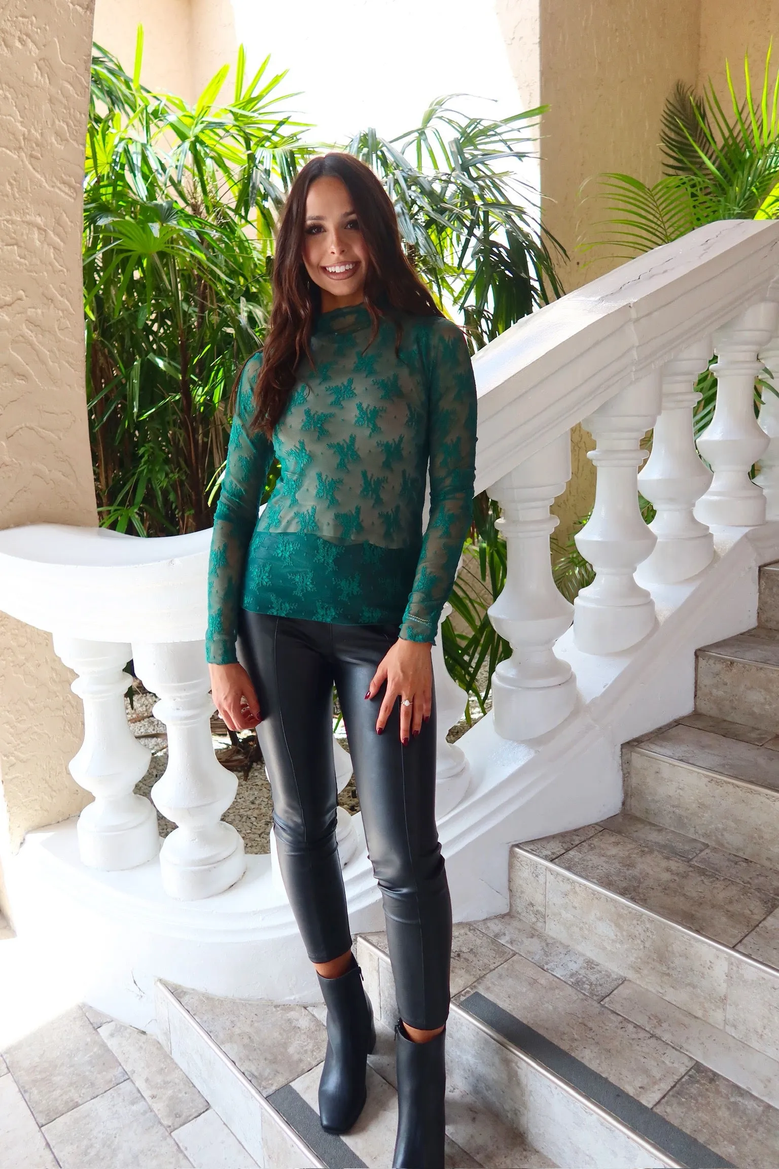 Captivating Presence Lace Top sold by Bella Rose boutique product image thumbnail 2