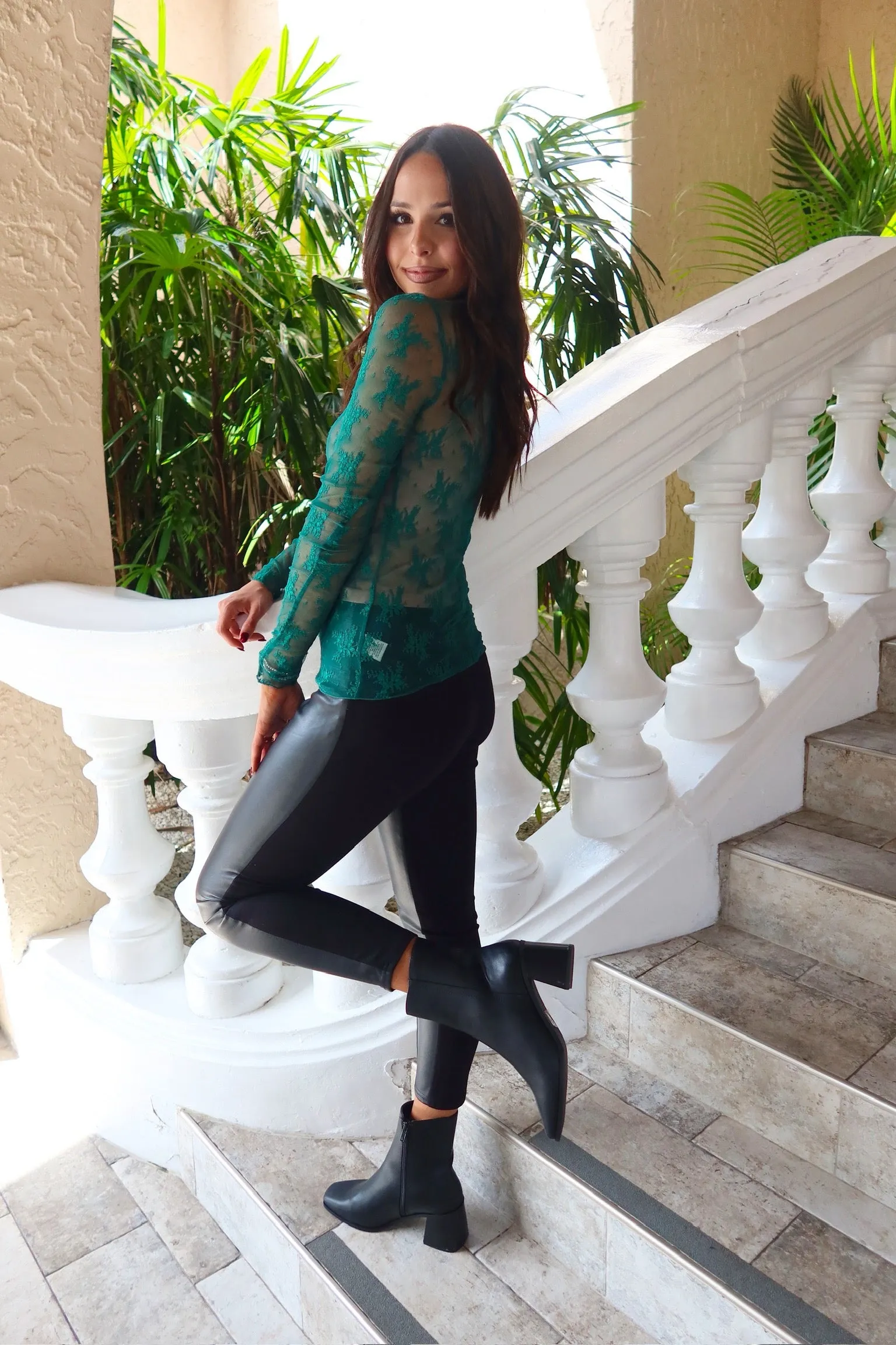 Captivating Presence Lace Top sold by Bella Rose boutique product image thumbnail 4