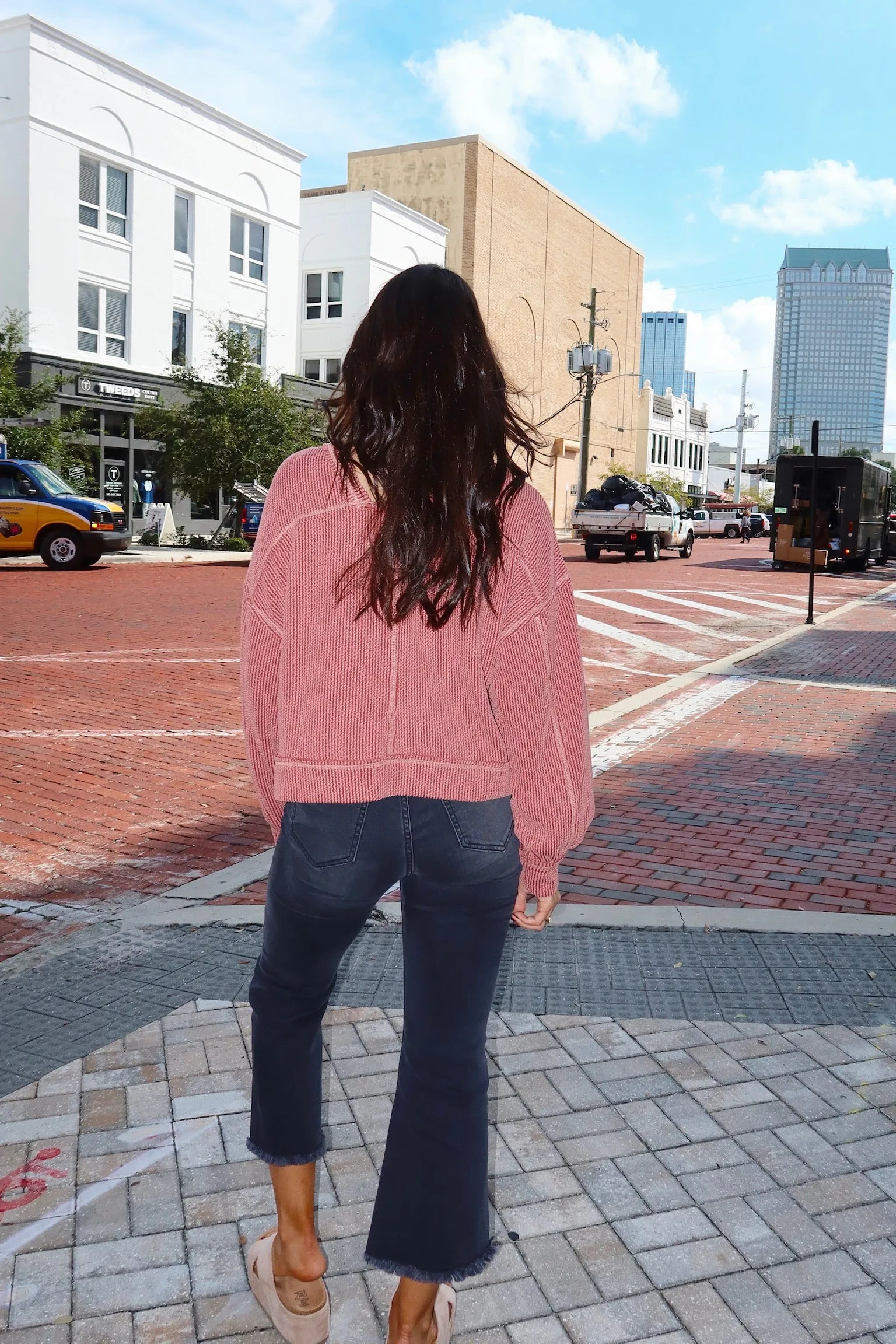 Past & Present Ribbed Top sold by Bella Rose boutique product image thumbnail 3