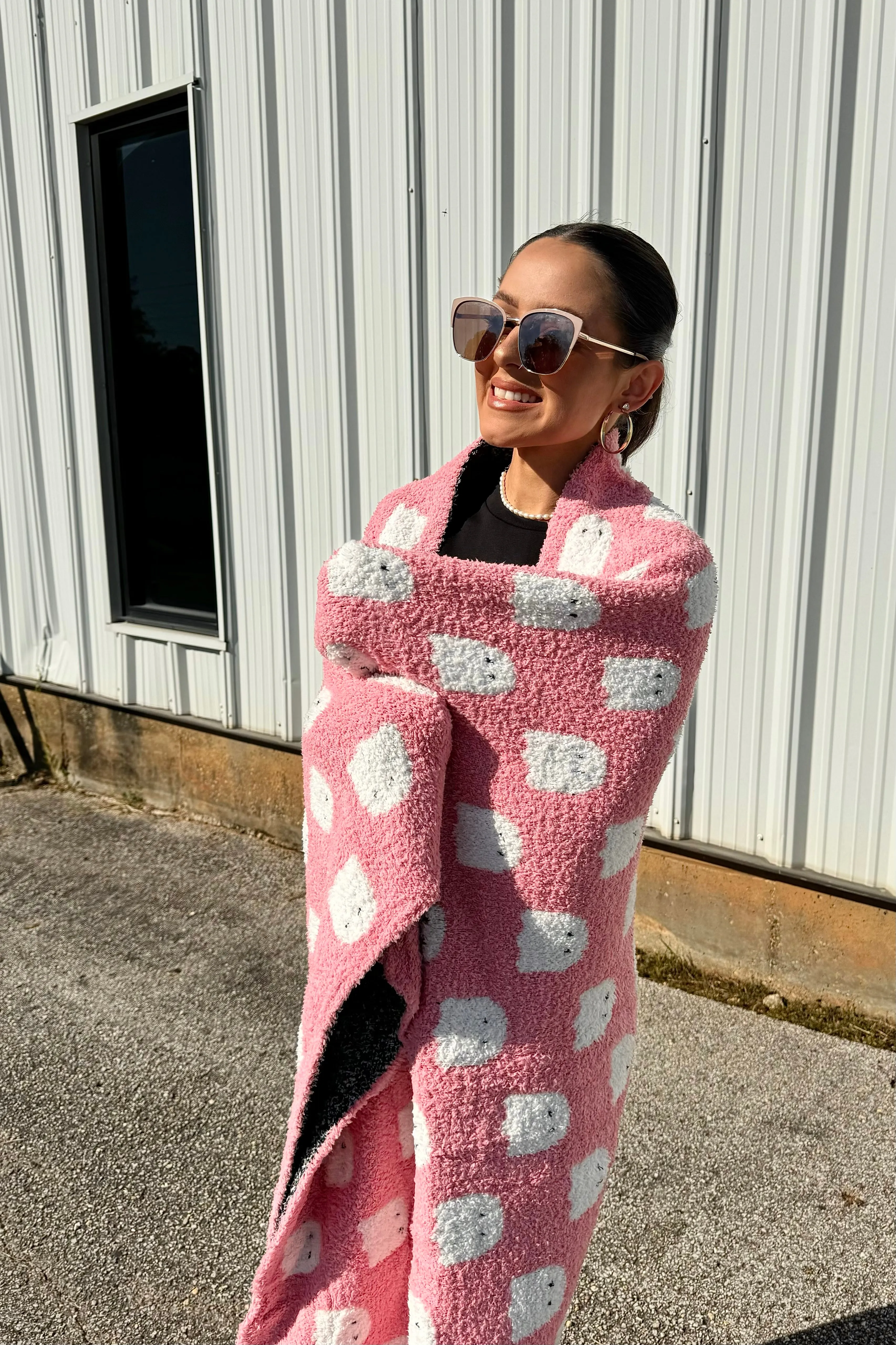 Hanging With My BOO Cozy Throw Blanket sold by Bella Rose boutique product image thumbnail 4