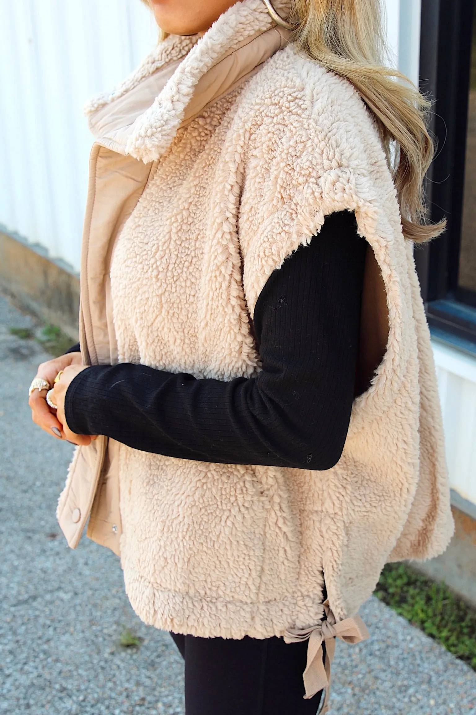 Moody Allure Sherpa Vest sold by Bella Rose boutique product image thumbnail 2
