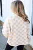 Causing Confusion Checkered Jacket sold by Bella Rose boutique