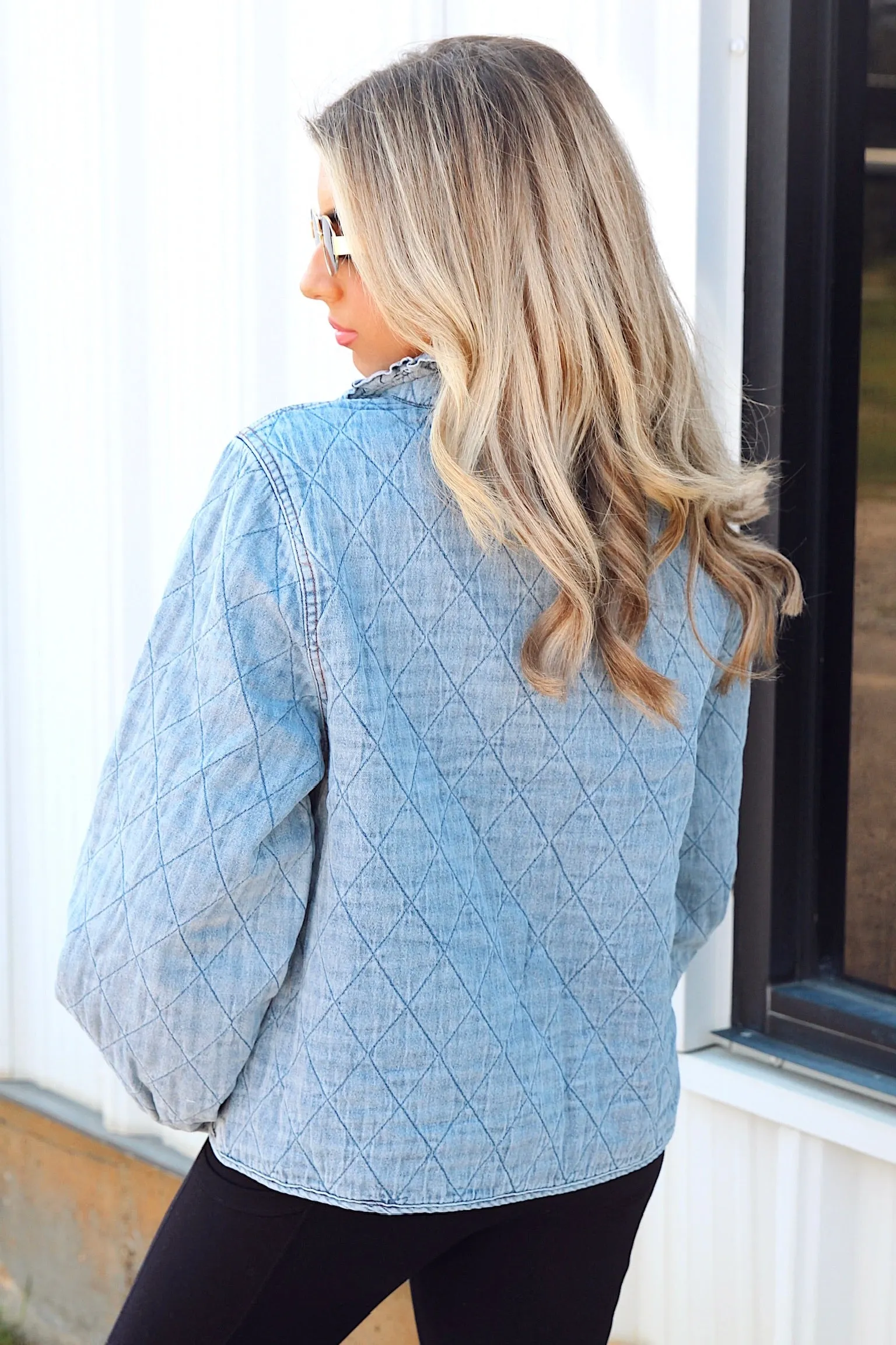 Posh Persuasion Quilted Jacket sold by Bella Rose boutique product image thumbnail 3