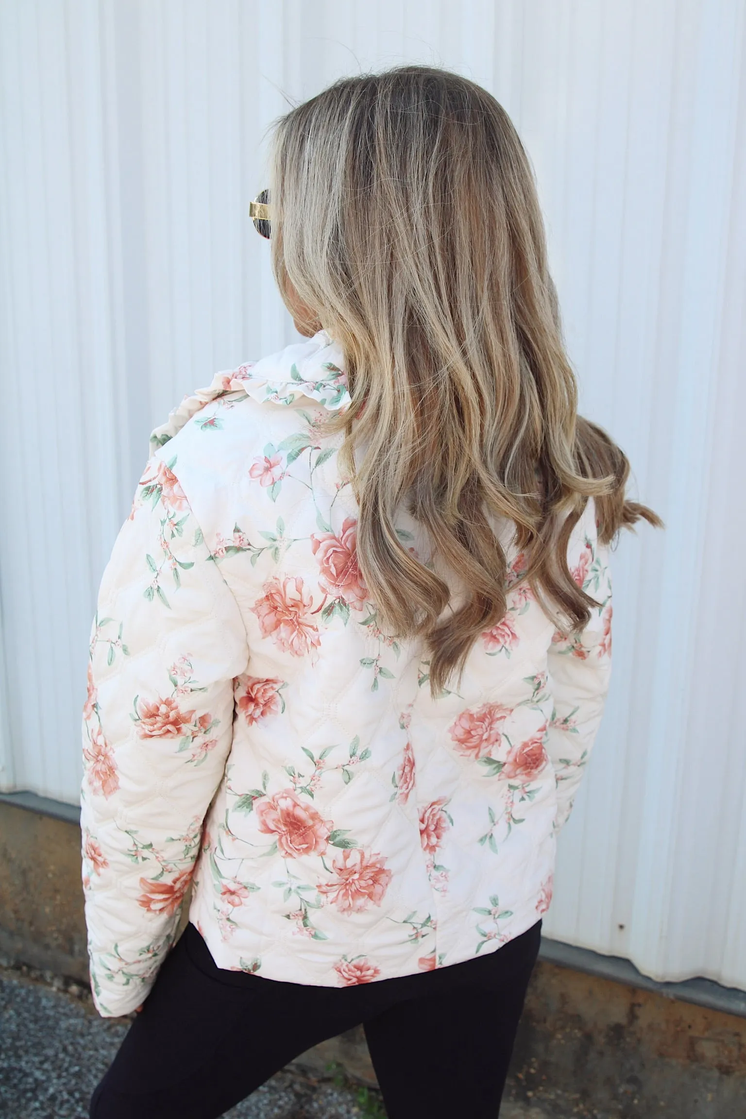 Timeless Energy Floral Puffer Jacket sold by Bella Rose boutique product image thumbnail 3