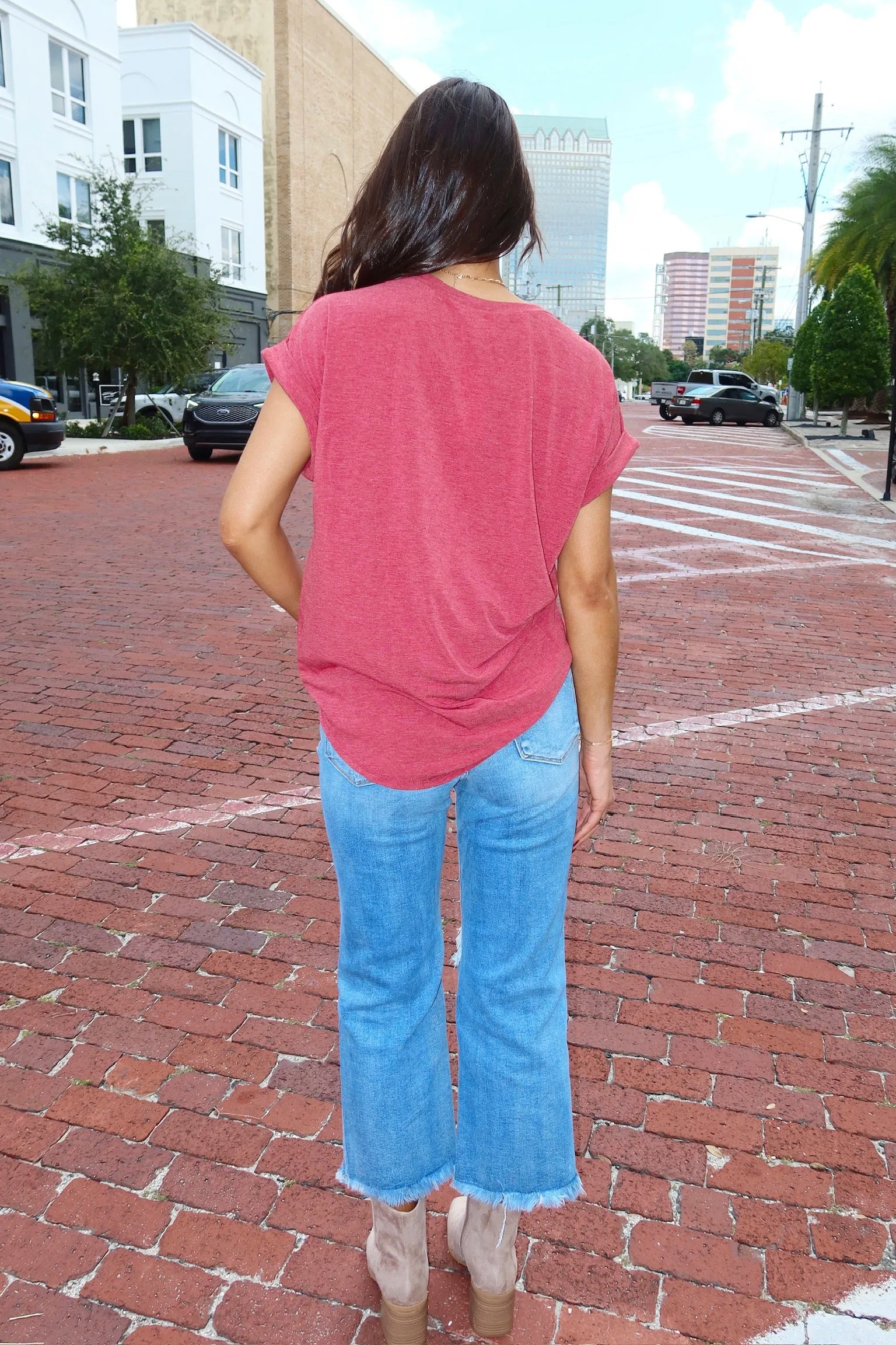 Coolest Cutie Washed Top sold by Bella Rose boutique product image thumbnail 3