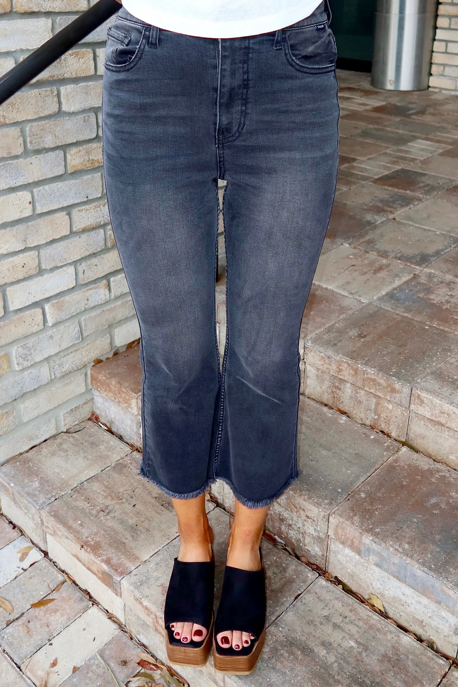 Becoming An Icon High Rise Jeans sold by Bella Rose boutique