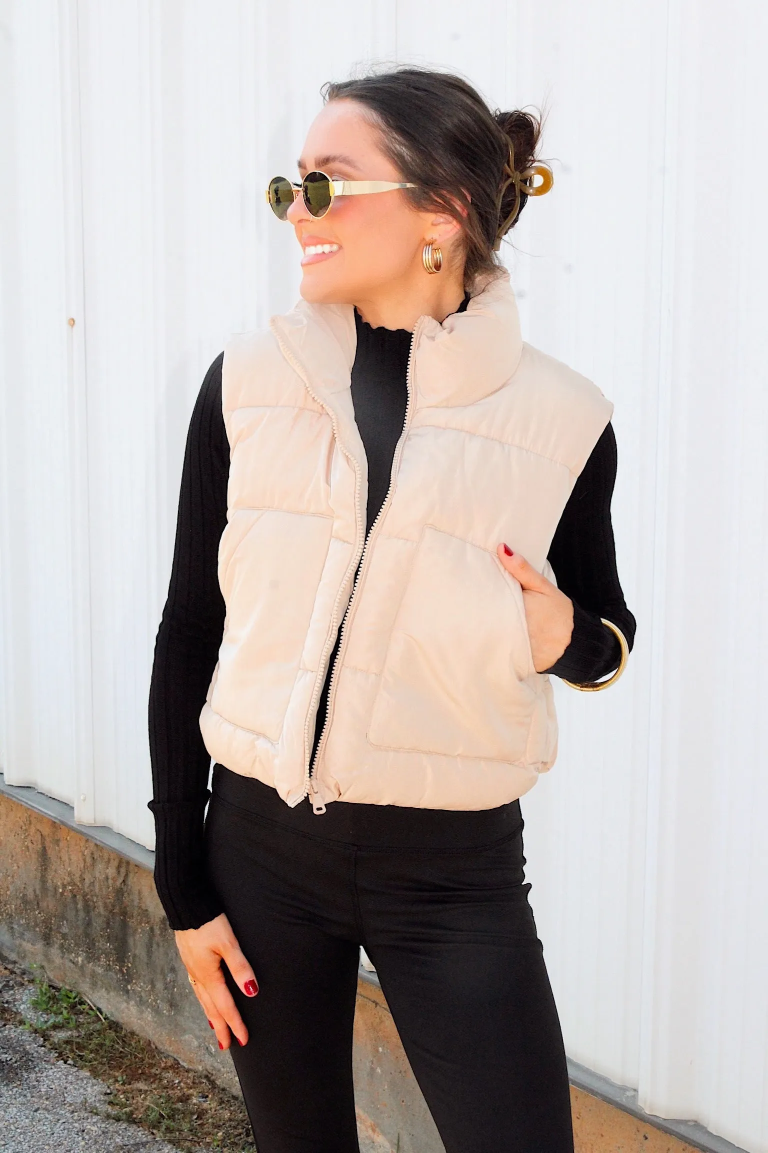 Cute Lifestyle Puffer Vest sold by Bella Rose boutique product image thumbnail 4