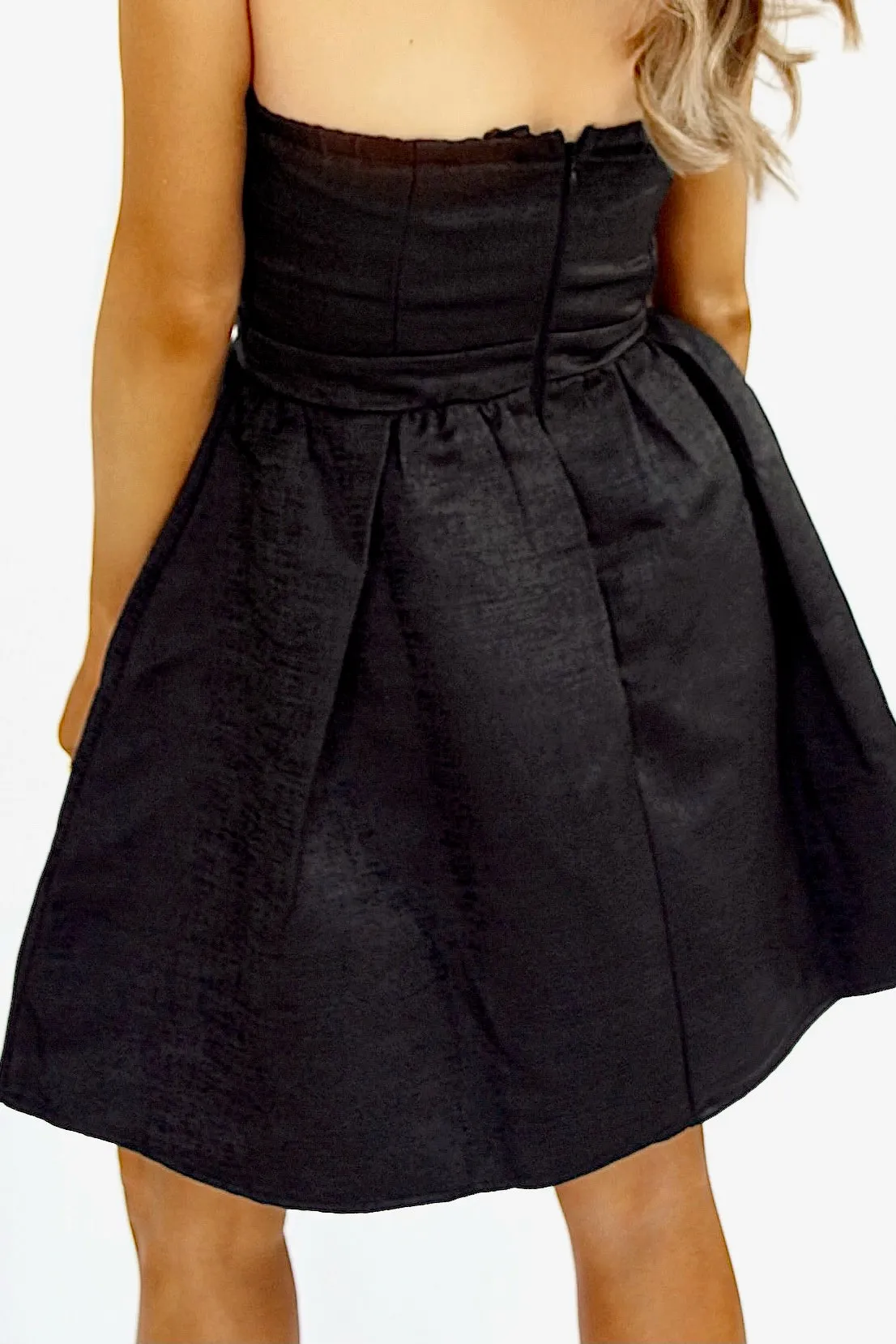 Perfected Sweetness Pleated Mini Dress sold by Bella Rose boutique product image thumbnail 4