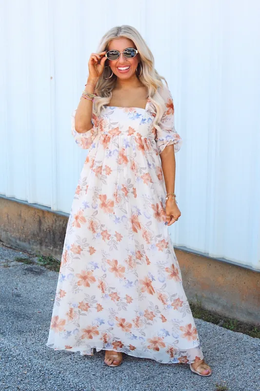 Feeling Sweet Floral Maxi Dress sold by Bella Rose boutique