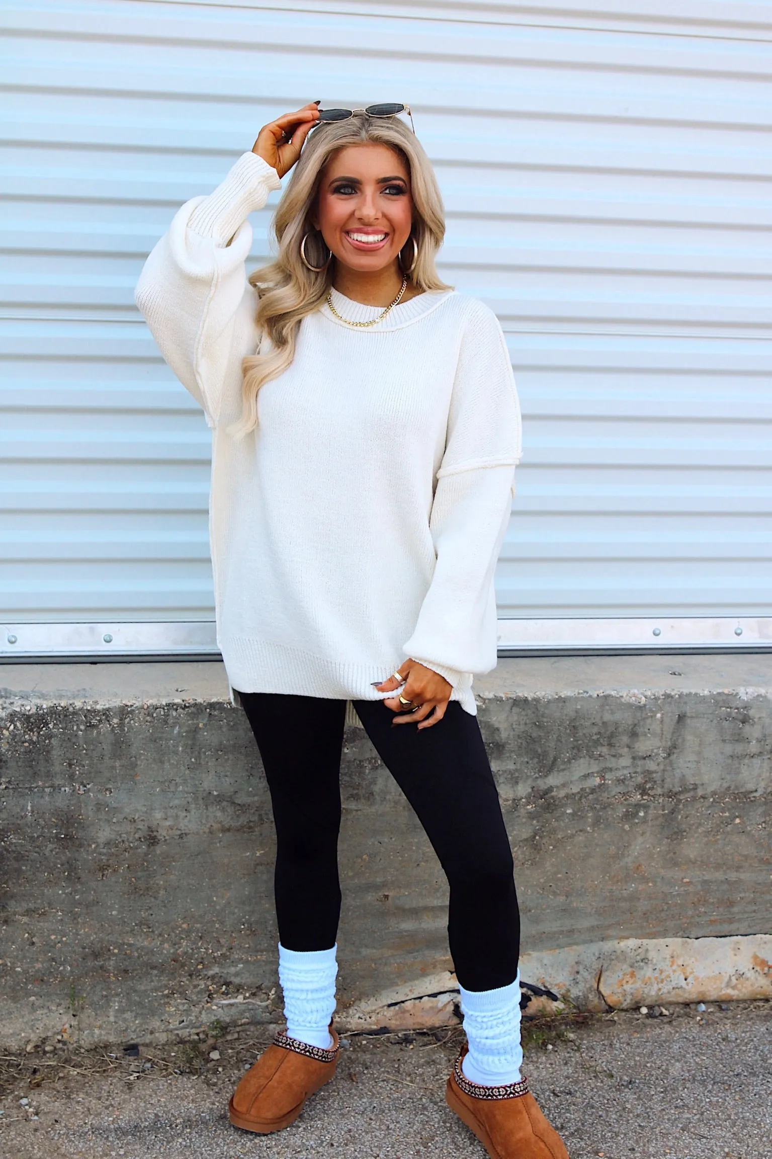 Here's To The Night Knit Sweater sold by Bella Rose boutique product image thumbnail 3