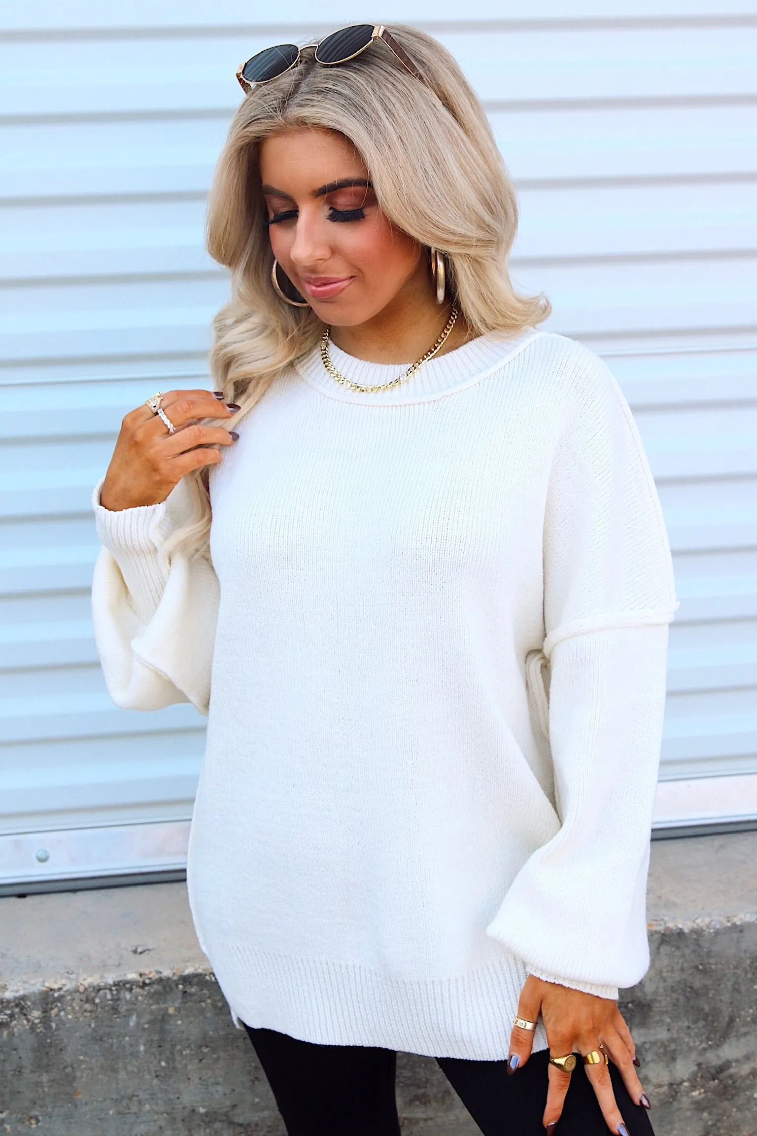 Here's To The Night Knit Sweater sold by Bella Rose boutique product image thumbnail 5