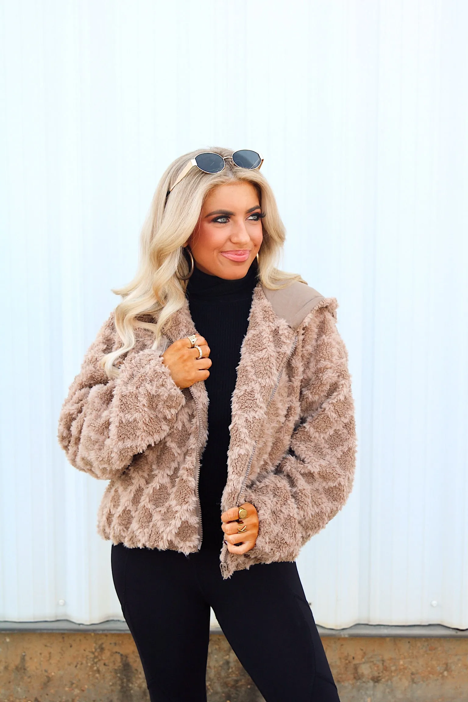 Bundle Me Up Oversized Hoodie Jacket sold by Bella Rose boutique