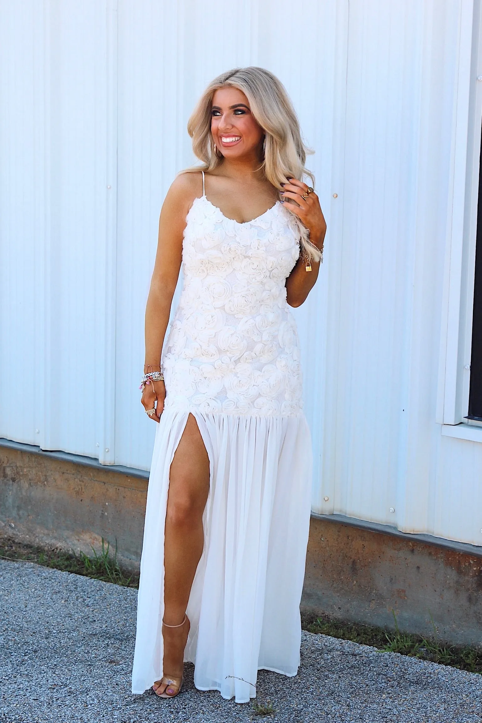 Welcome To Gatsby Floral Maxi Dress sold by Bella Rose boutique