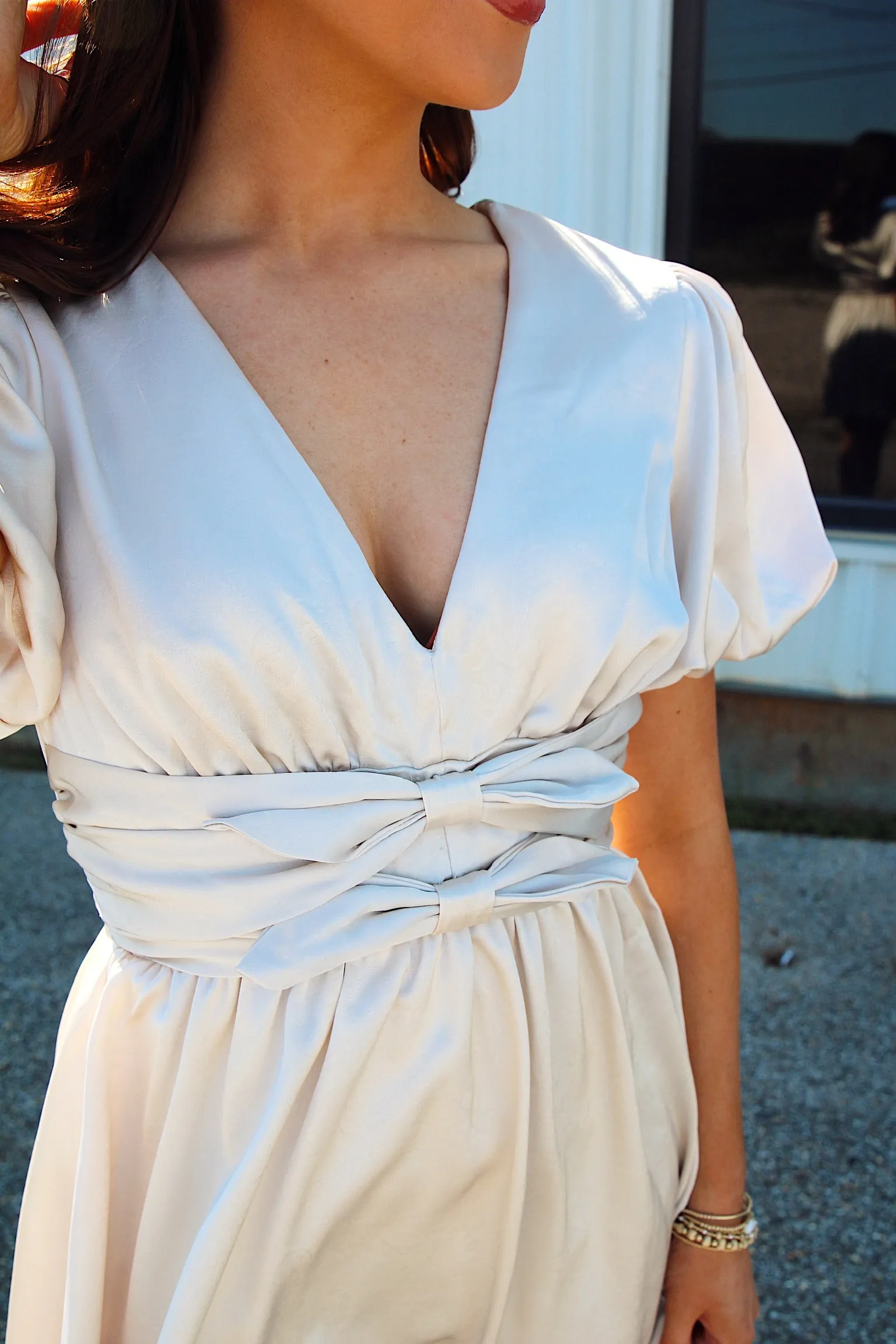 Exquisite Approach Satin Mini Dress sold by Bella Rose boutique product image thumbnail 4