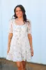 Composed Beauty Floral Mini Dress sold by Bella Rose boutique